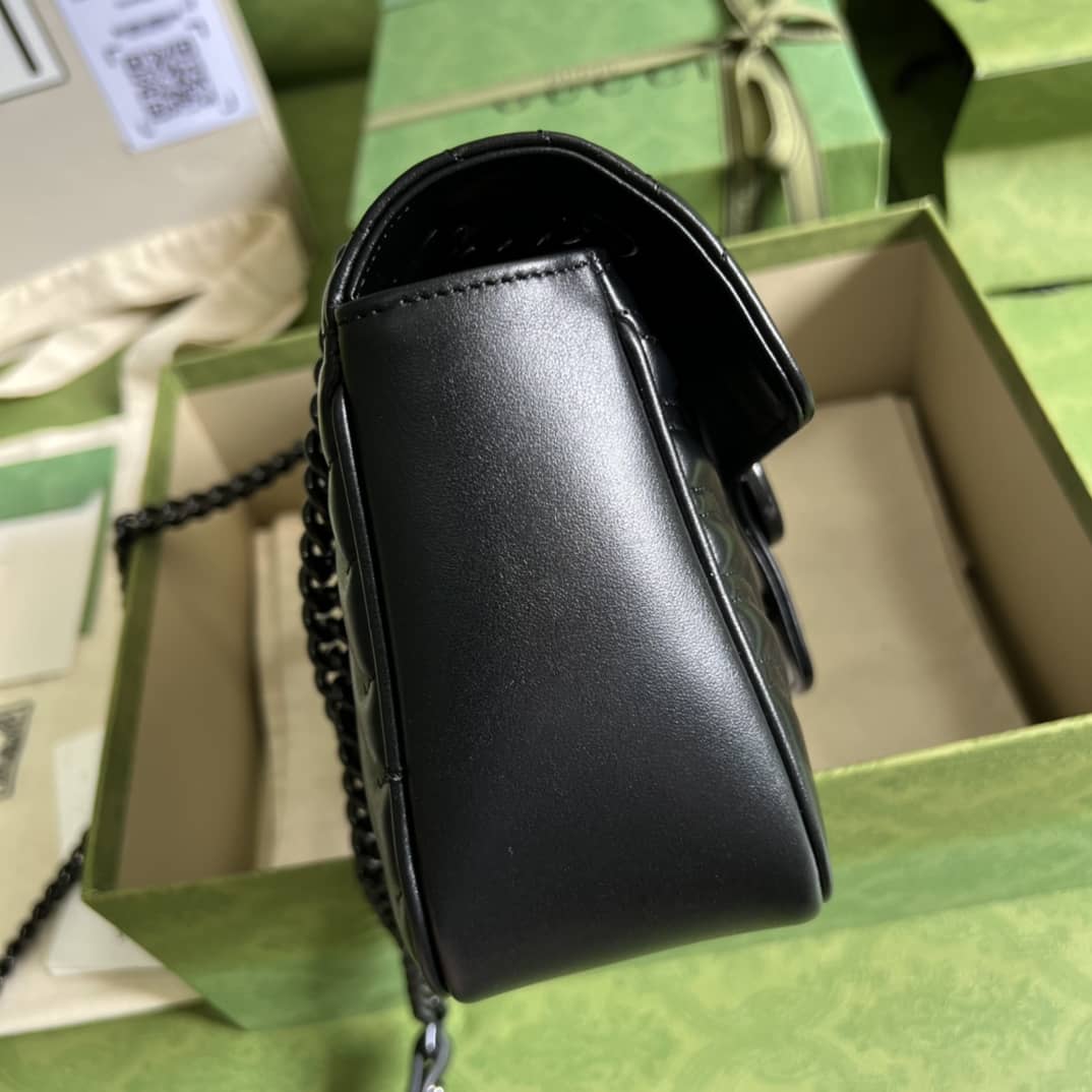 Gvc*1 GG Marmont Small Matelassé Leather 443497 Replica Crossbody Bag