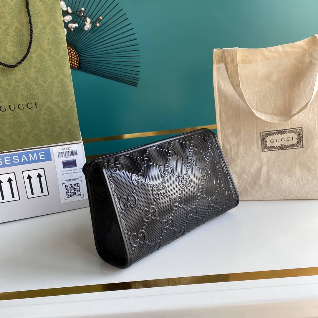 Gvc*1 GG Embossed Cosmetic Case Replica 625568