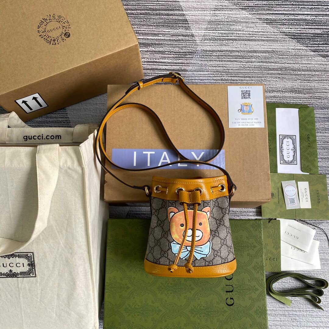 Gvc*1 X Kai Ophidia Mini Bucket Bag Replica 660304