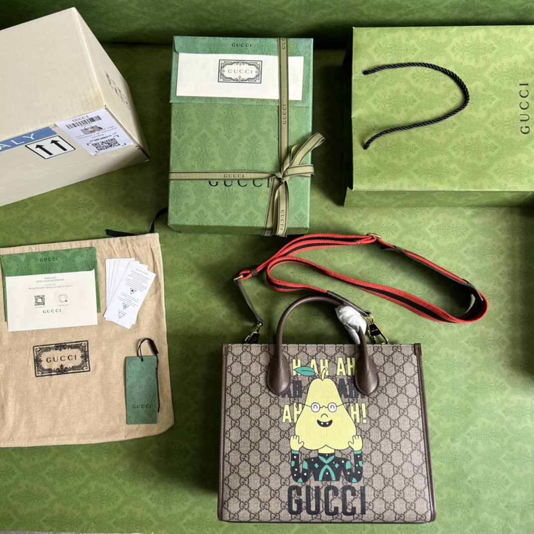 Gvc*1 Pear Print Small Tote 703256 Replica Bag