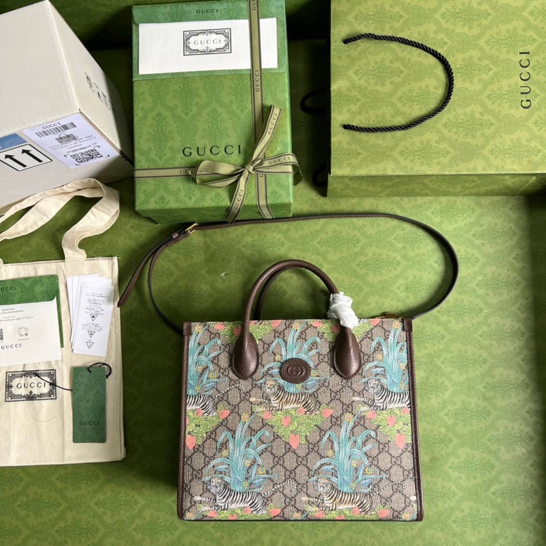 Gvc*1 Tiger GG Small Tote Bag 659983 Replica