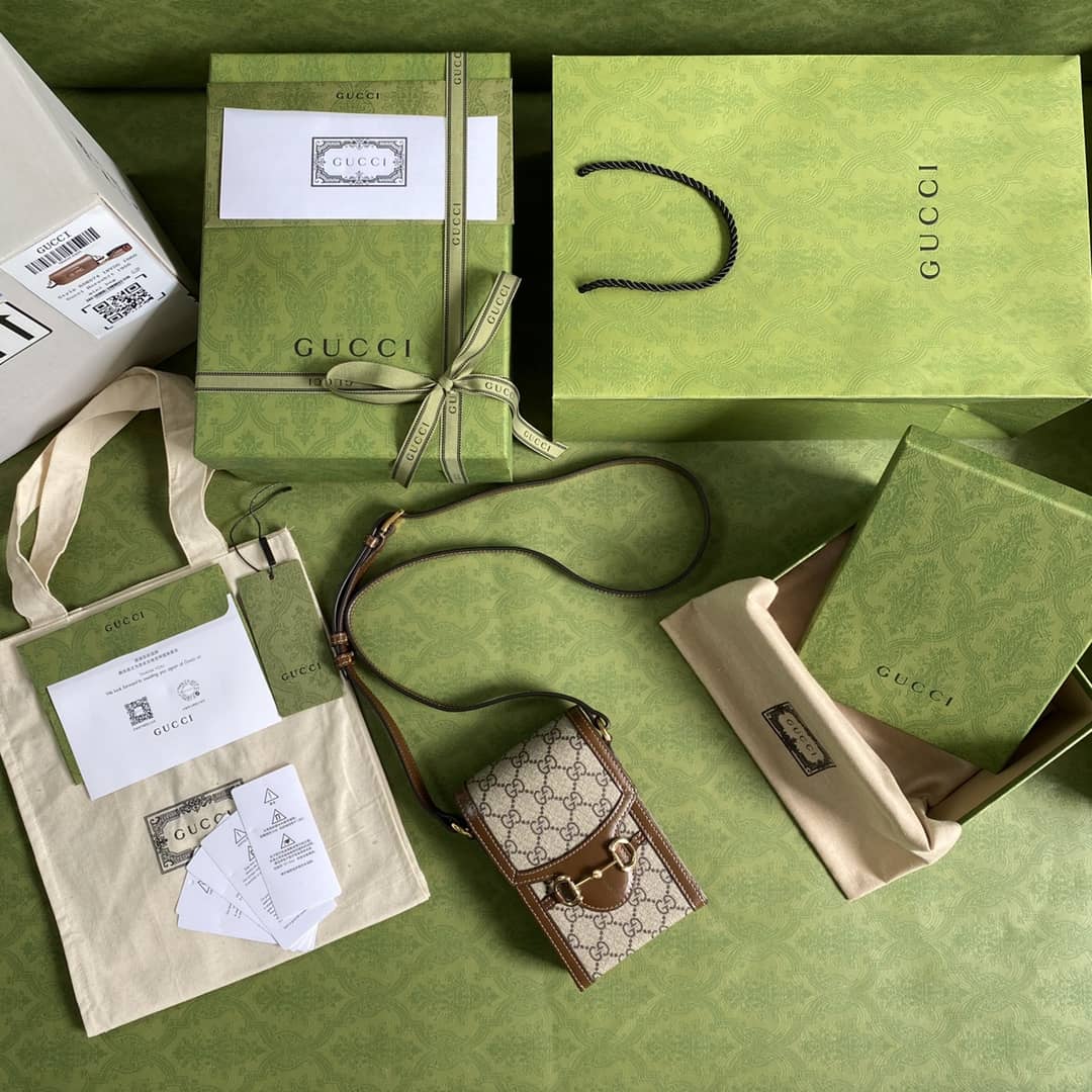 Gvc*1 1955 Horsebit Mini Phone Bag Replica 625615