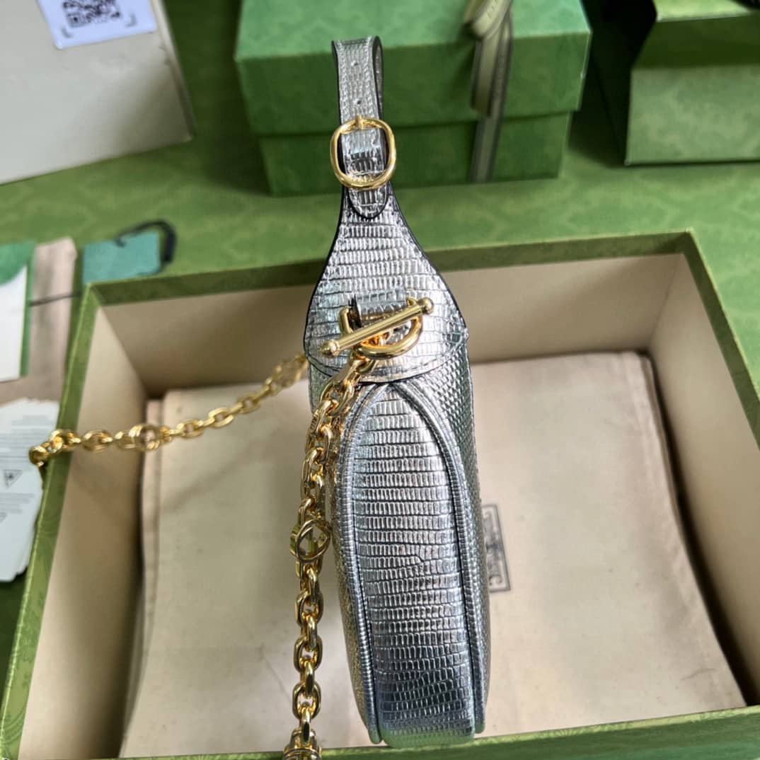 Gvc*1 Jackie 1961 Mini Shoulder Bag Silver Leather 675799 Replica