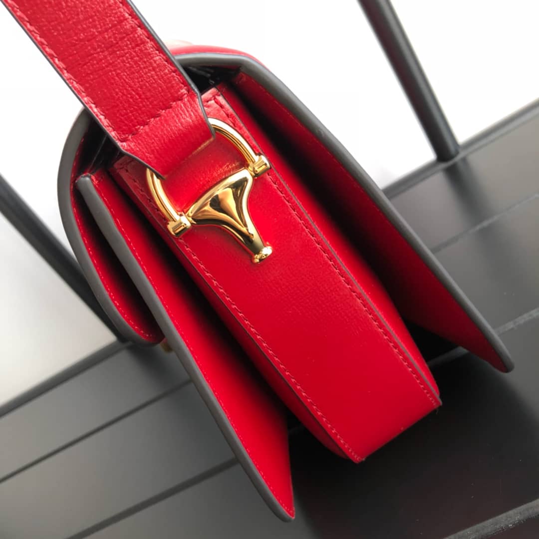 Gvc*1 Horsebit 1955 Shoulder Bag Replica Red 602204