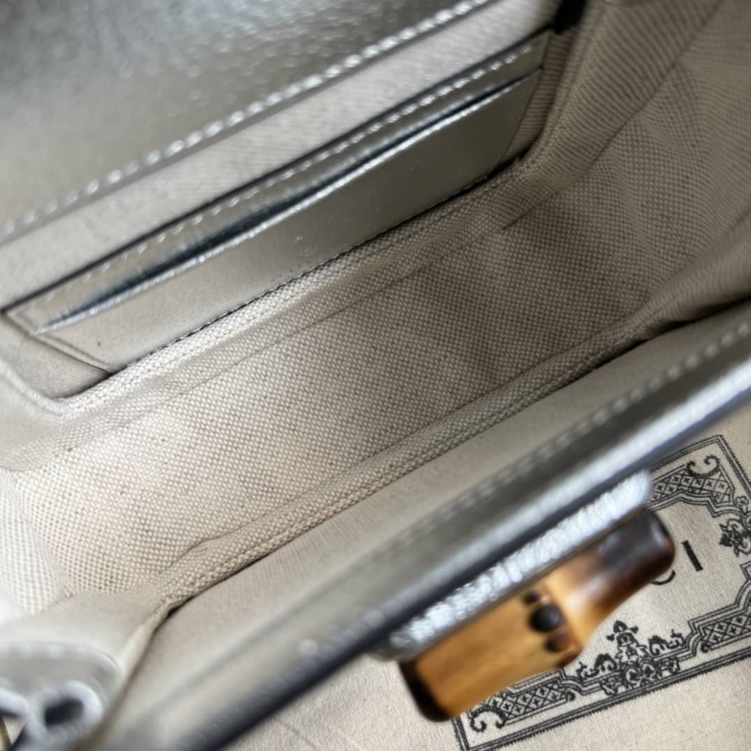 Gvc*1 Bamboo 1947 Mini Top Handle Shoulder Bag 686864 Replica