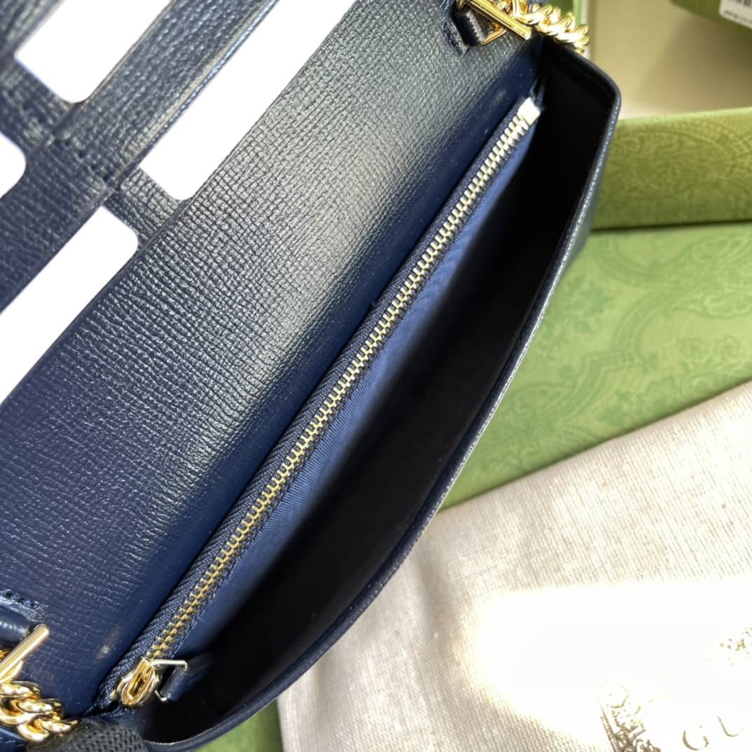 Gvc*1 1955 Horsebit Chain Wallet Replica 621892