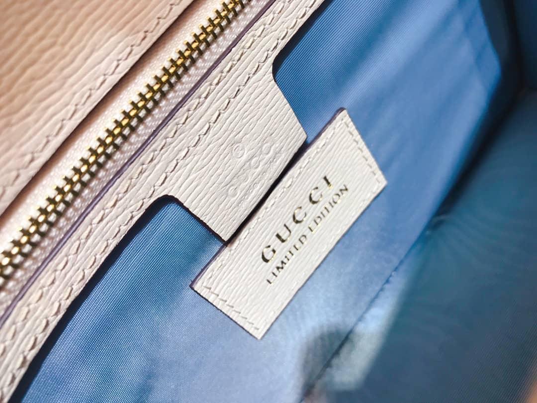 Gvc*1 Sylvie Small Leather Shoulder Bag Replica White Blue 421882