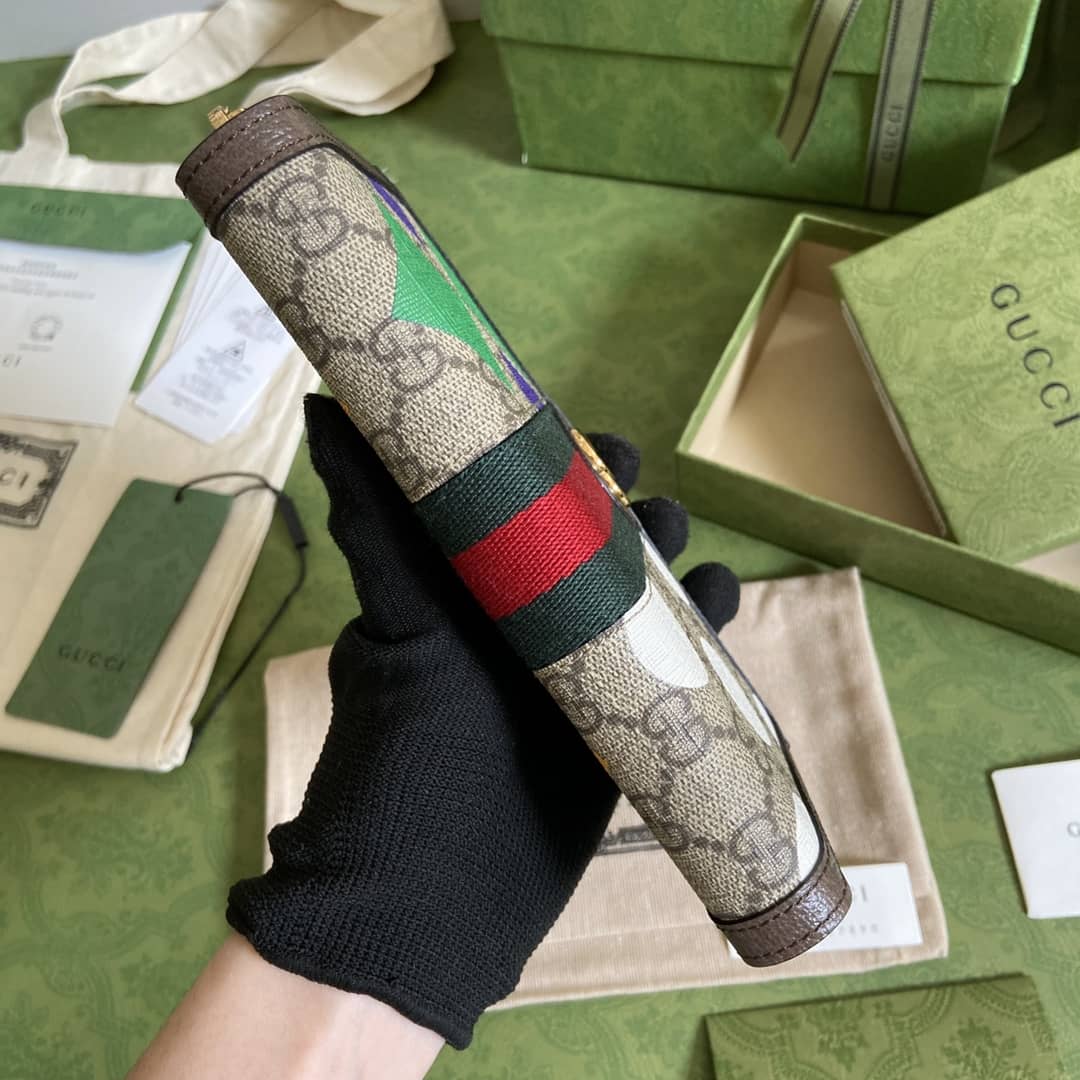 Gvc*1 Ophidia GG Zip Around Wallet 523154 Replica