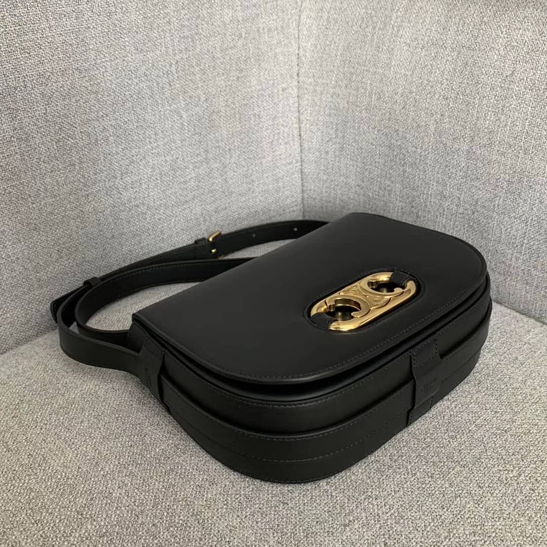 Ce1i*e Triomphe Bag Dupe Medium Maillon Triomphe Calfskin Replica Bag