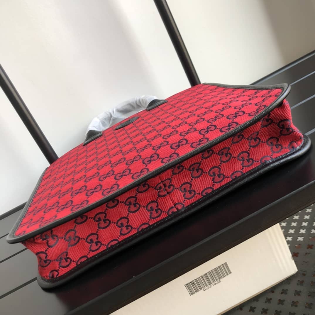 Gvc*1 GG Multicolor Kids Girl Tote Replica Red 550763