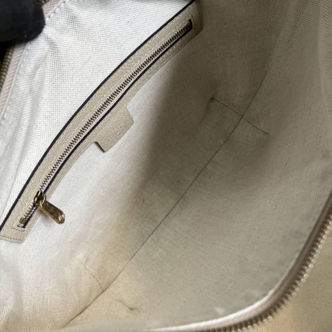 Gvc*1 Ophidia Small GG Svp*me Canvas White 598125 Replica Shoulder Bag