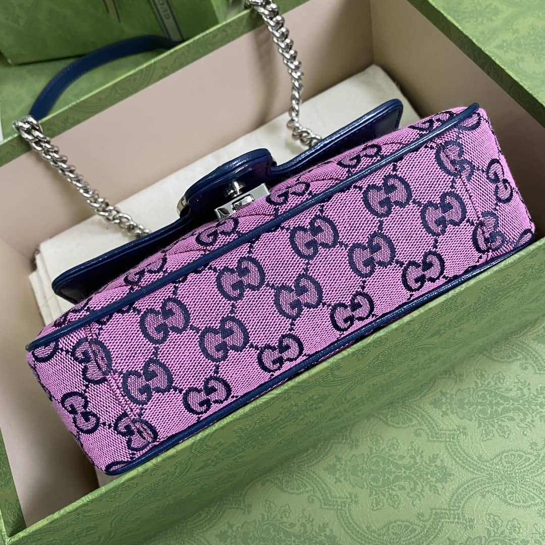 Gvc*1 Marmont GG Matelasse Leather Mini Shoulder Bag Replica 446744