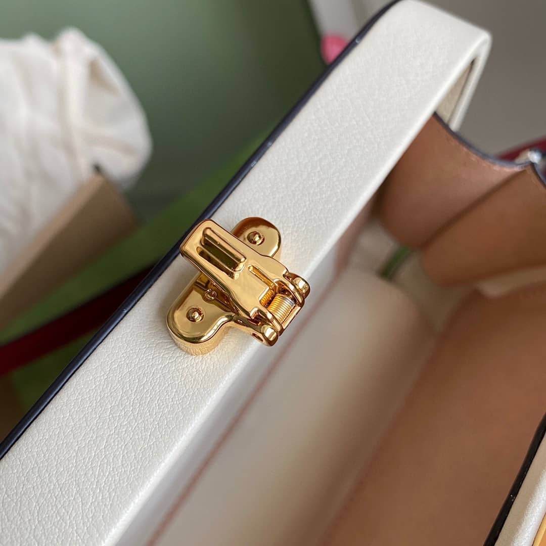 Gvc*1 Interlocking G Mini Bag Replica White 658230