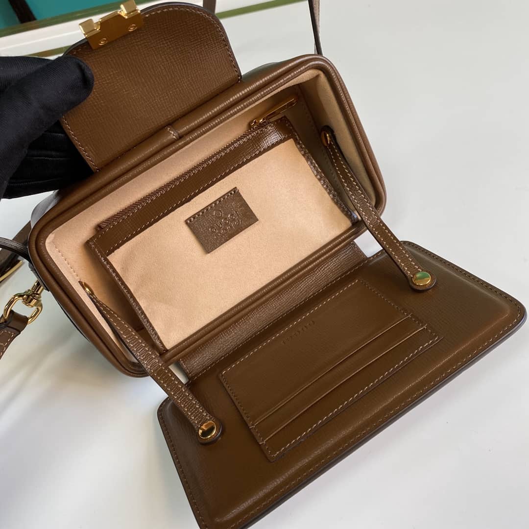 Gvc*1 GG Mini Bag With Clasp Closure Replica 614368