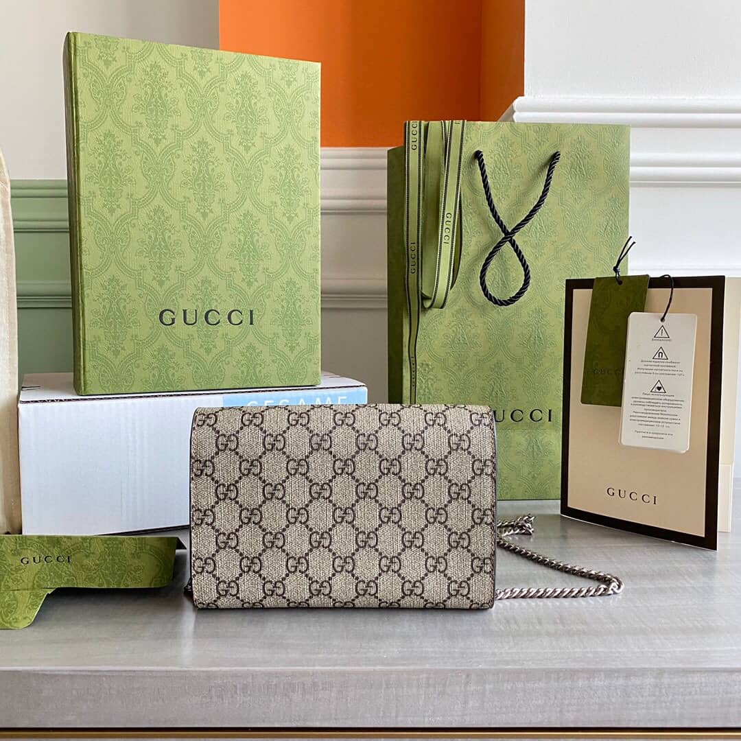 Gvc*1 Dionysus Chain Wallet Shoulder Bag Replica Red 401231