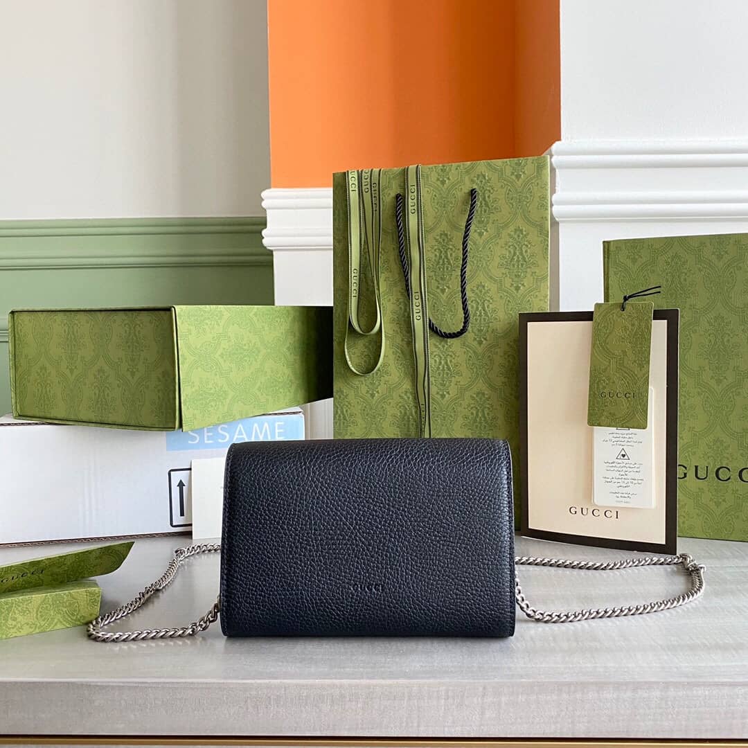 Gvc*1 Dionysus Chain Wallet Shoulder Bag Replica Black 401231