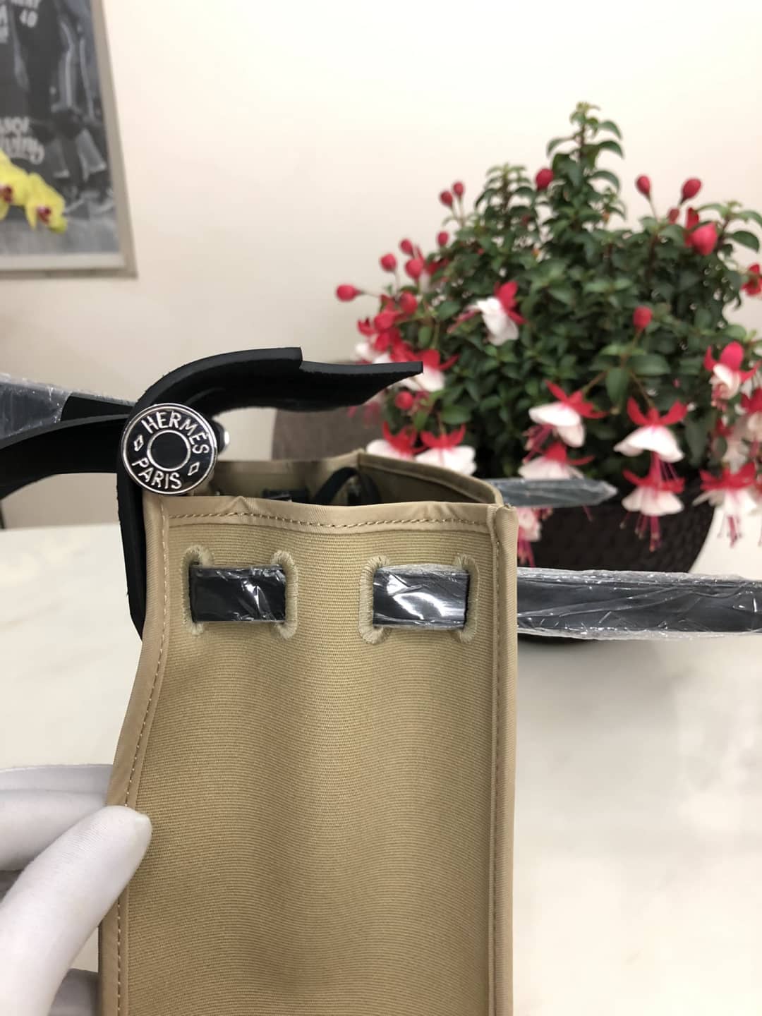 H**me5 Bag Replica 31 Canvas Leather  HerBag