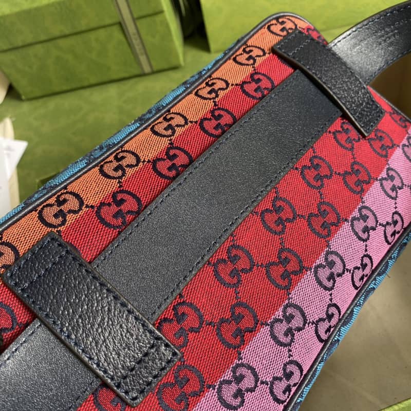 Gvc*1 GG Multicolor Belt Bag Replica Colorful 658657