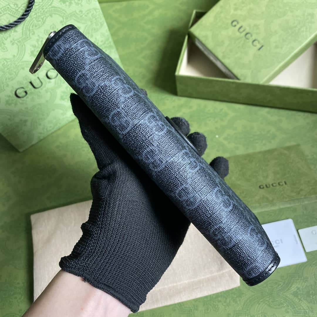 Gvc*1 Interlocking G Zip Around Wallet Replica 673003