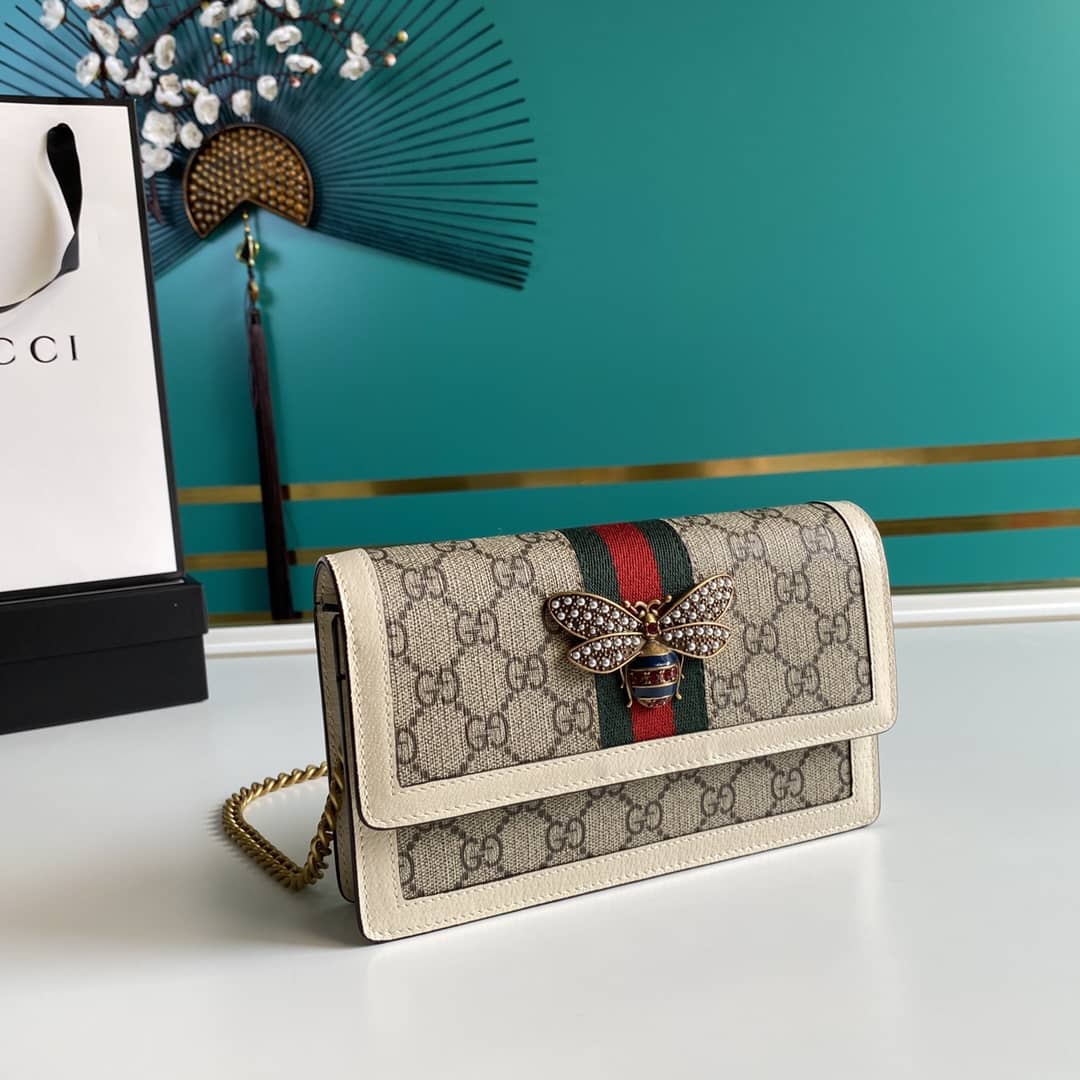 Gvc*1 Queen Margaret GG Shoulder Bag Mini Chain Wallet Replica 476079