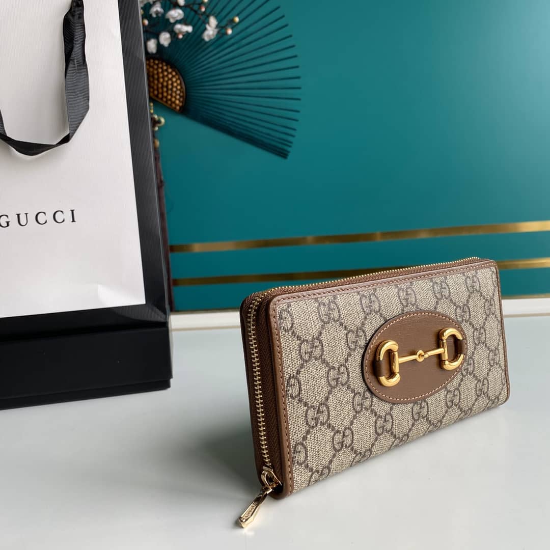 Gvc*1 Horsebit Bag Dupe 1955 Zip Around Wallet 621889 Replica