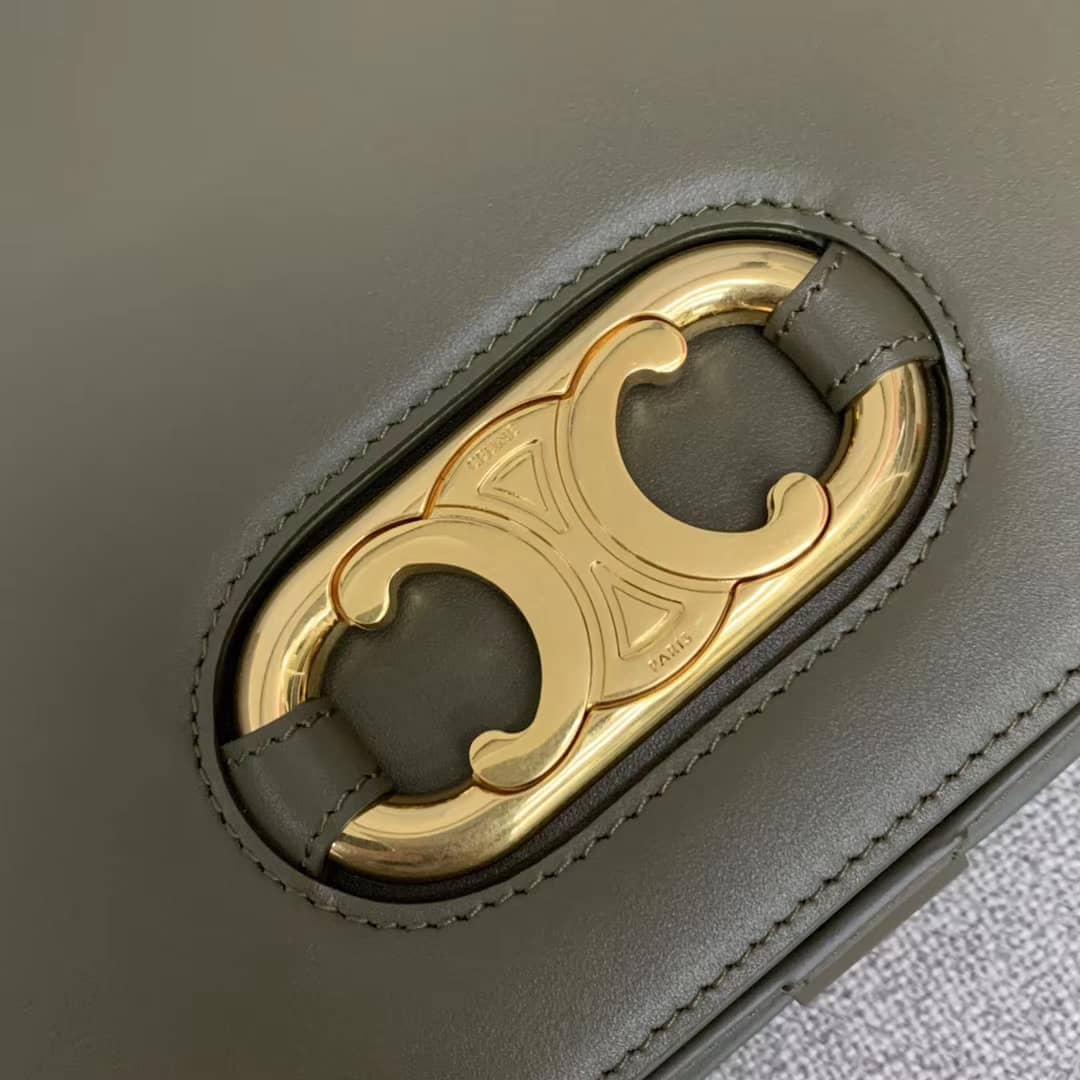 Ce1i*e Triomphe Bag Dupe  Medium Maillon Triomphe Calfskin Replica Bag