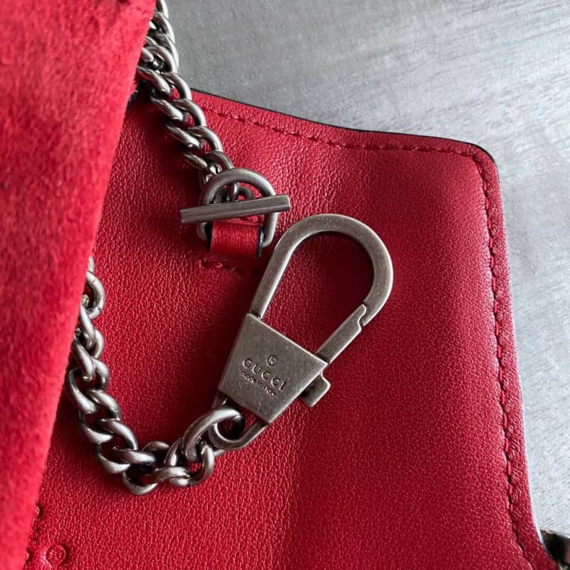 Gvc*1 Dionysus GG Svp*me S*per Mini Bag Replica Gray Red 476432