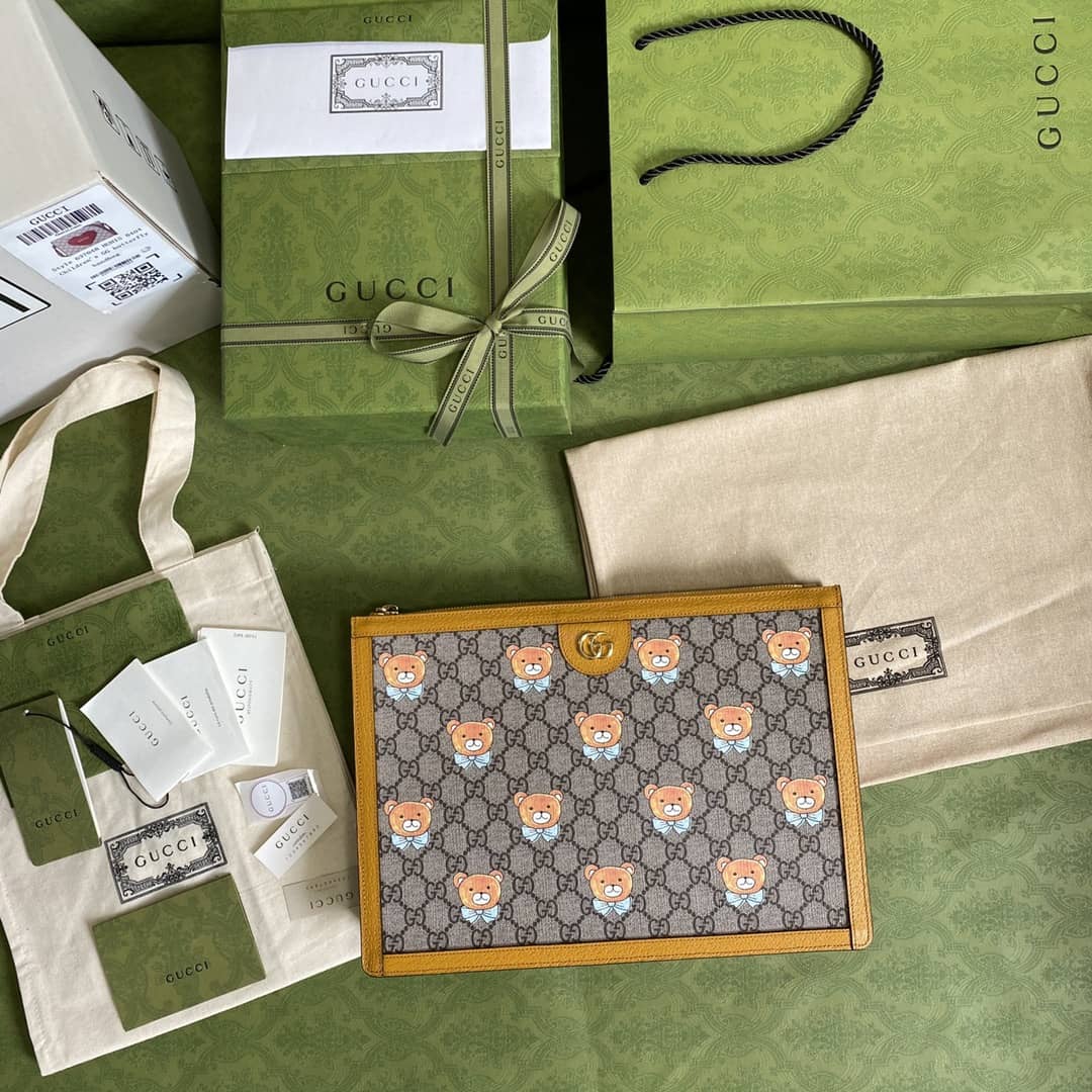 Gvc*1 Kai X Gvc*1 Teddy Bear Print Backpack Replica 660529