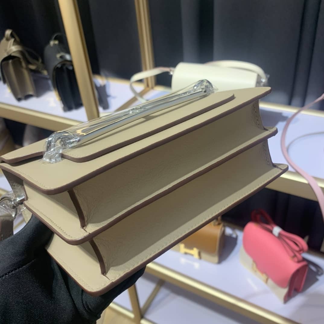 H**me5 Roulis Mini Sac Evercolor Calfskin Leather Crossbody Bag