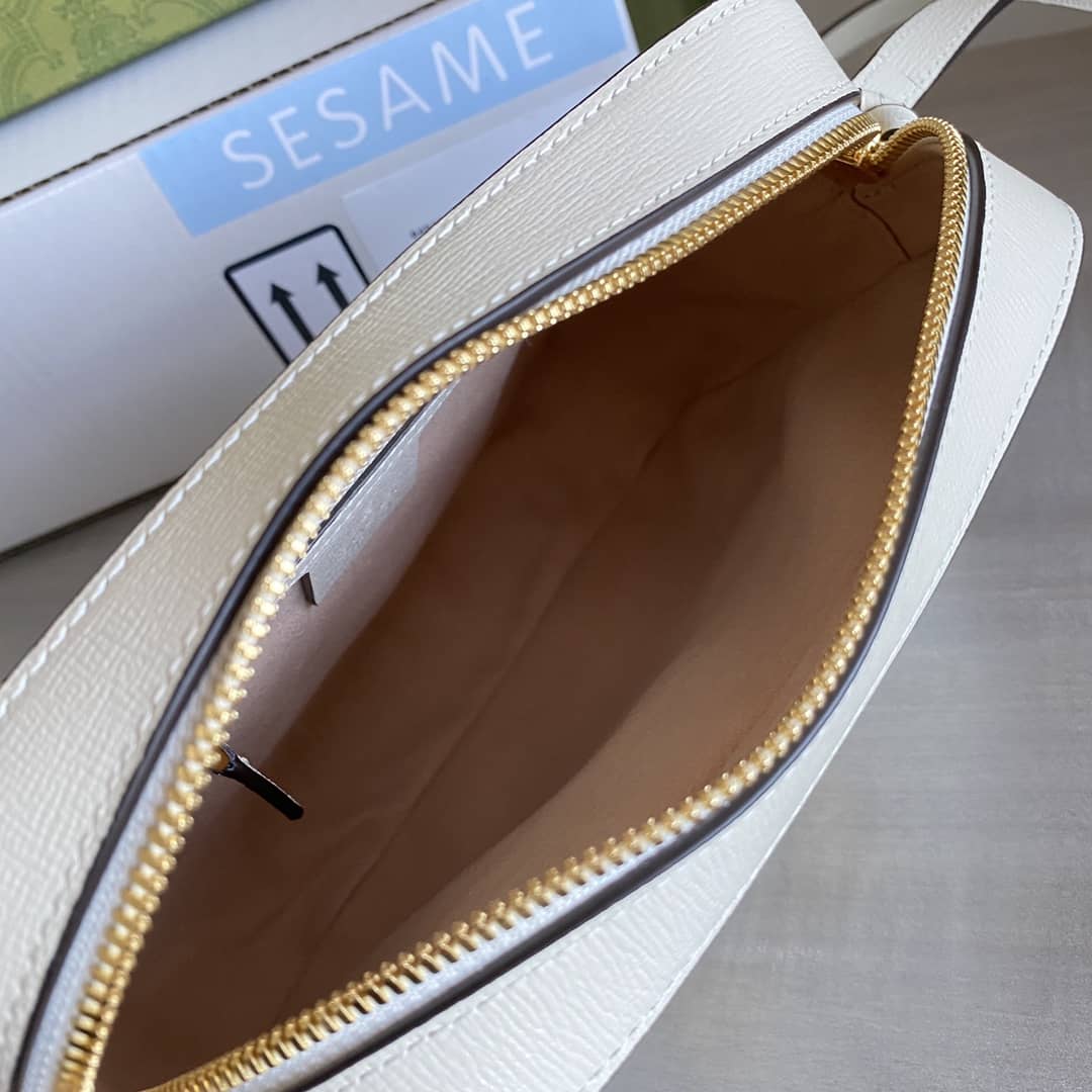 Gvc*1 Horsebit 1955 GG Crossbody Bag Replica White 645454