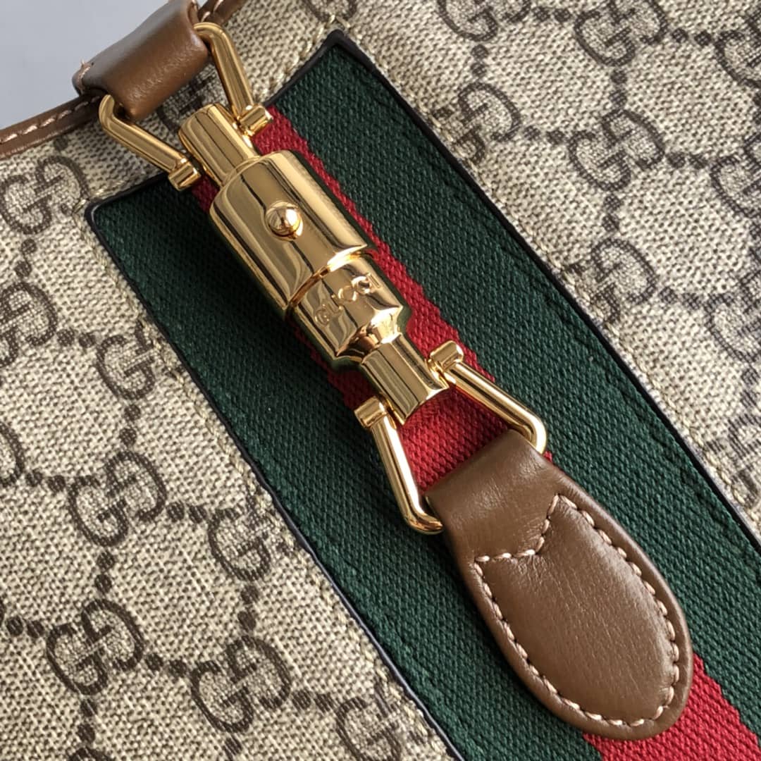 Gvc*1 GG Jackie 1961 Mini Shoulder Bag Replica Brown 637092