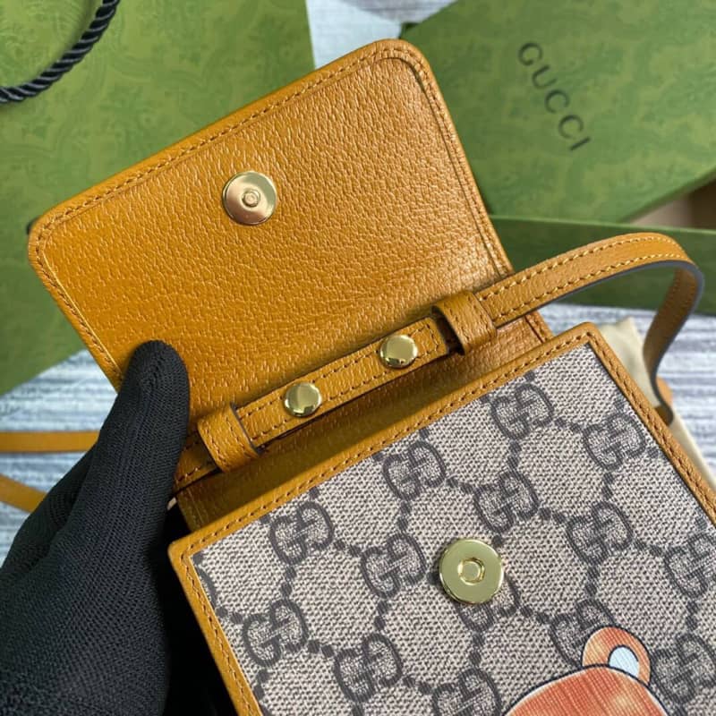 Gvc*1 Teddy Bear Mobile Phone Bag Replica 647805