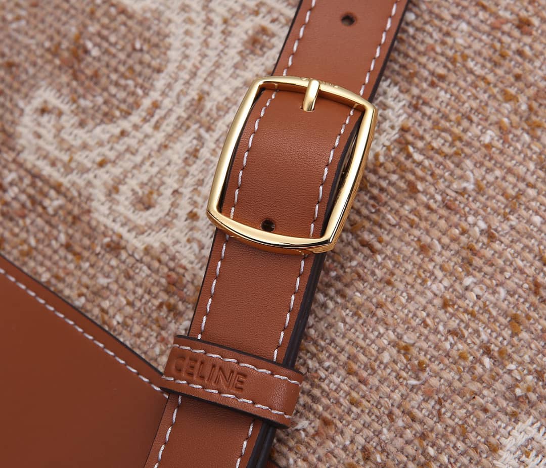 Ce1i*e Triomphe Bag Dupe Canvas Replica Bucket Bag