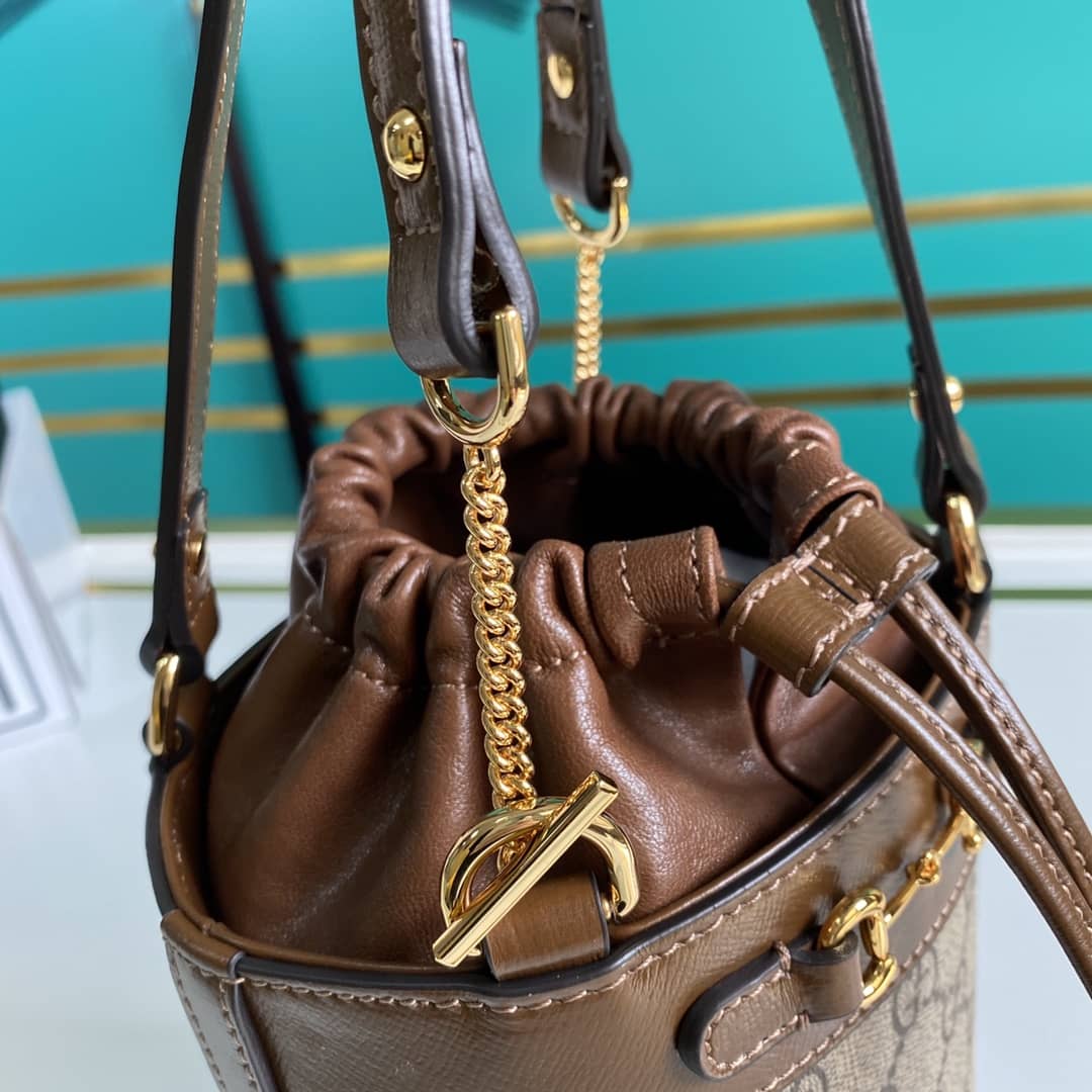 Gvc*1 Horsebit 1955 Small Bucket Bag Replica 637115
