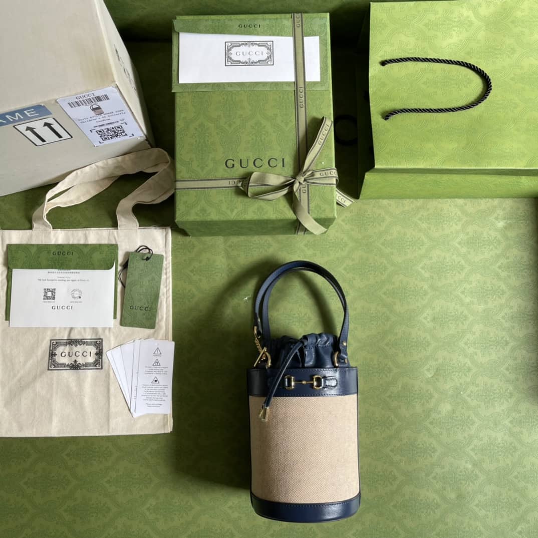 Gvc*1 Horsebit 1955 Small Bucket Bag Replica 637115