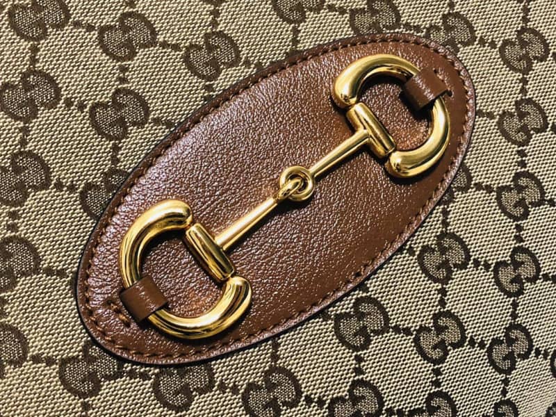 Gvc*1 Horsebit 1955 Leather Tote Replica Brown 621144