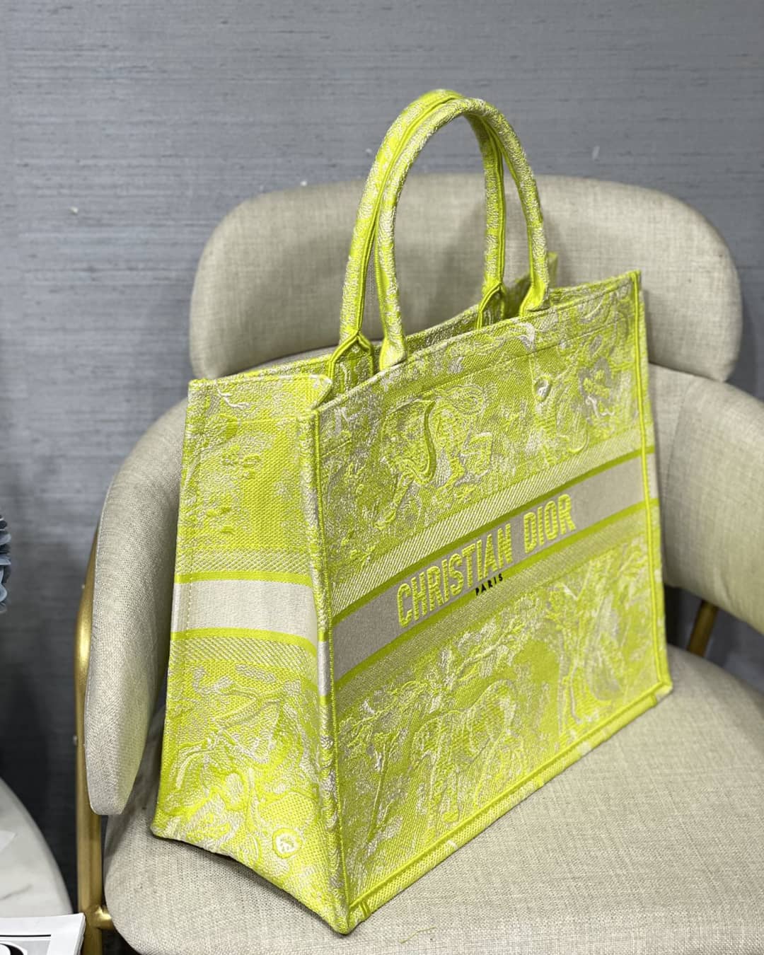 Chr1st1an D10r Tote Bag Dupe CD Book Embroidery