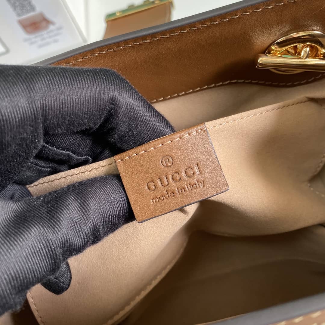 Gvc*1 Padlock Small Berry Tote Replica 498156