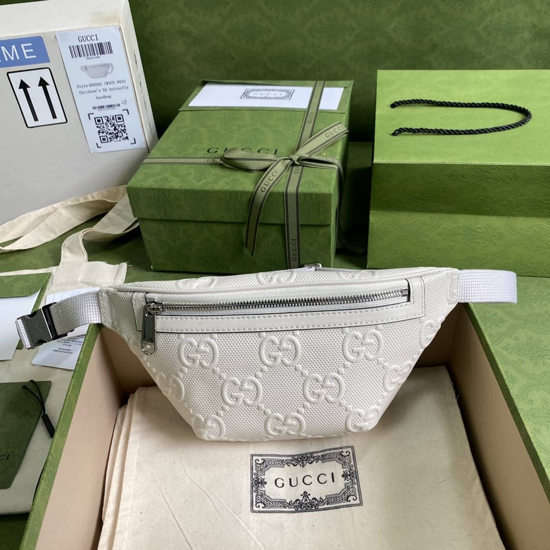 Gvc*1 GG Embossed Belt Bag Replica 658582