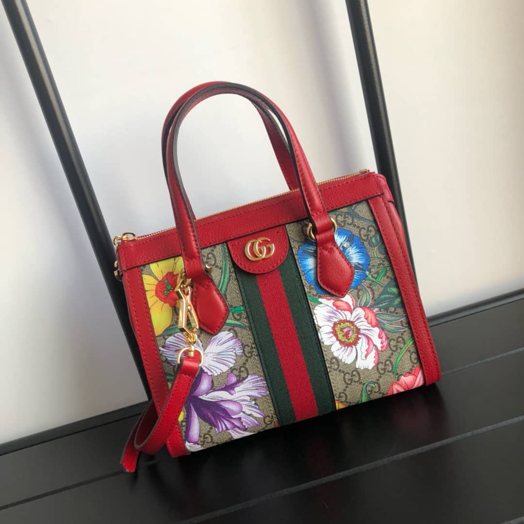 Gvc*1 GG Svp*me Ophidia Small Tote Shoulder Bag Replica Red 547551
