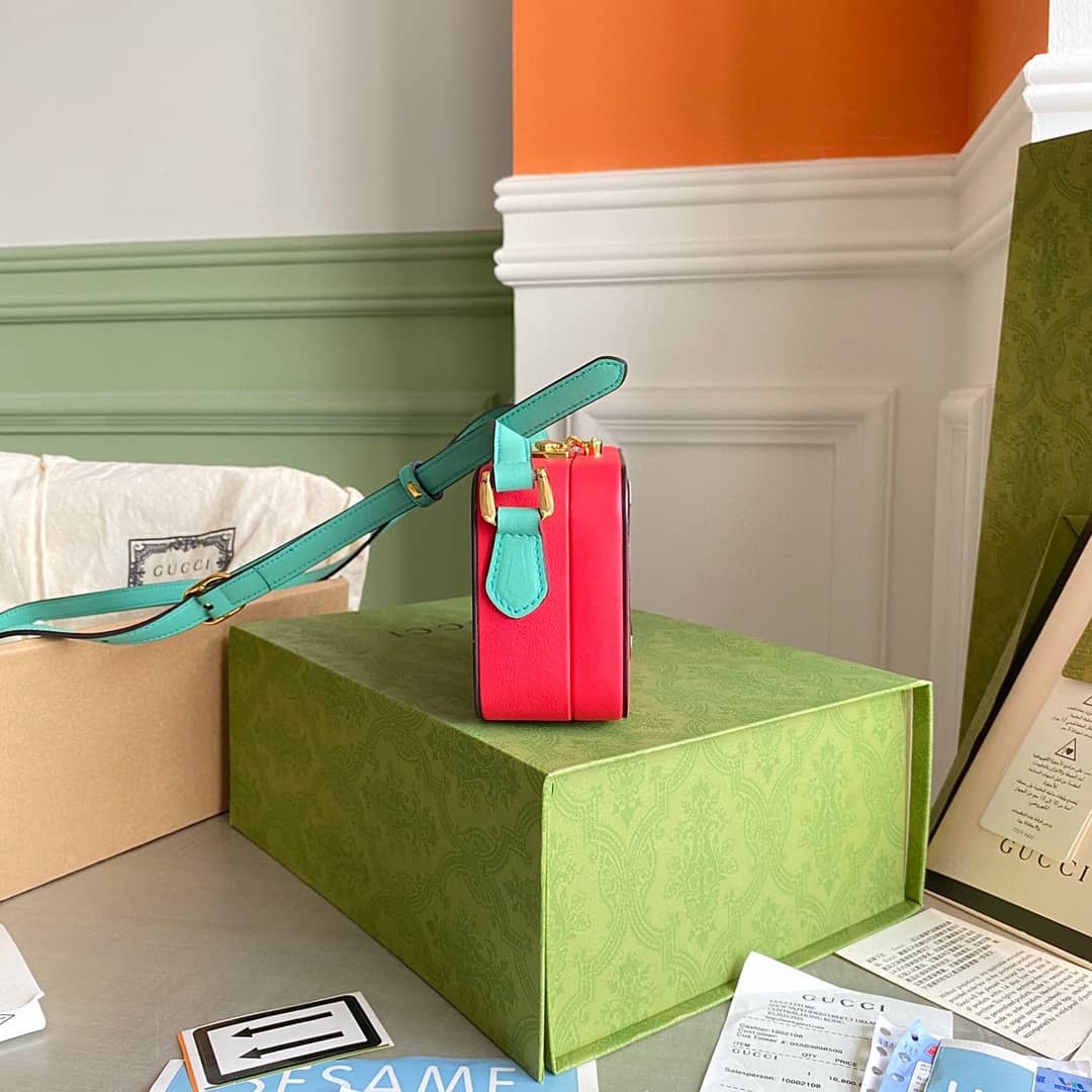 Gvc*1 Interlocking G Mini Bag Replica Red 658230