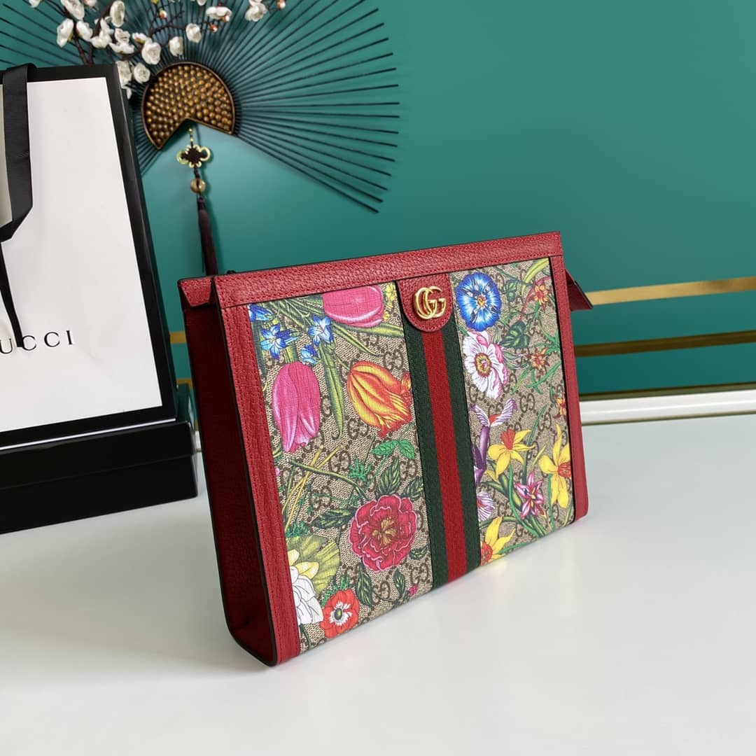 Gvc*1 Ophidia Floral Multicolor GG Svp*me Bag Replica 625549