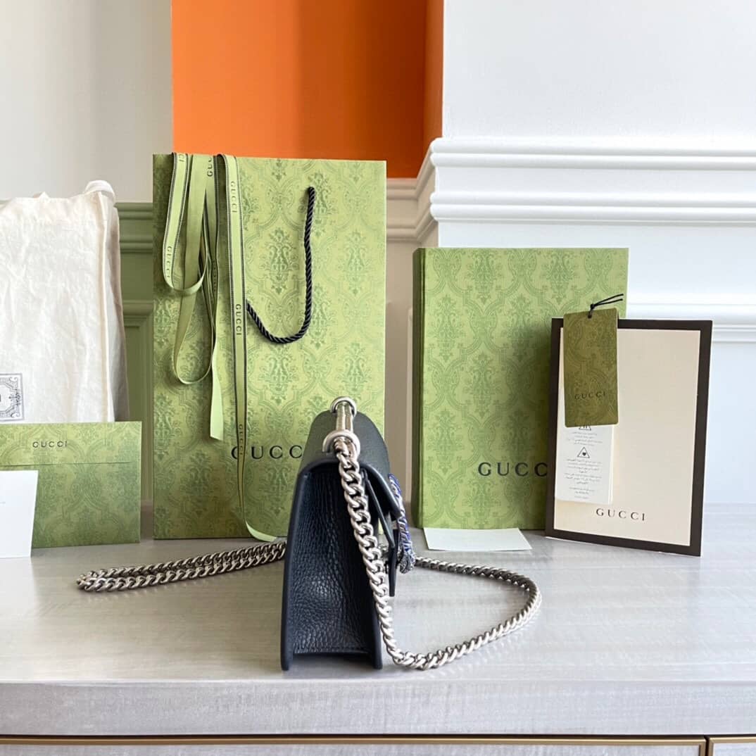 Gvc*1 GG Dionysus Small Shoulder Bag Replica Black 499623