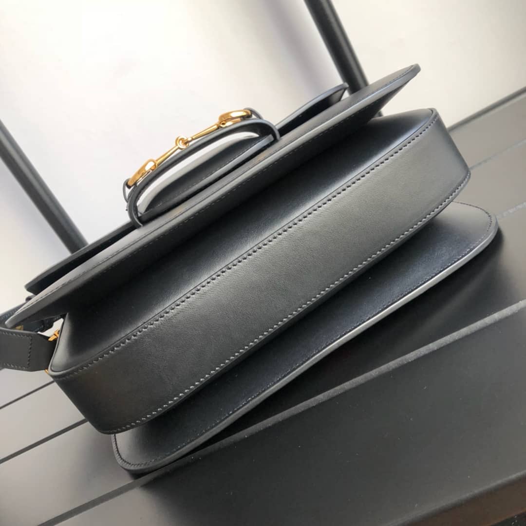 Gvc*1 Horsebit 1955 Shoulder Bag Replica Black 602204