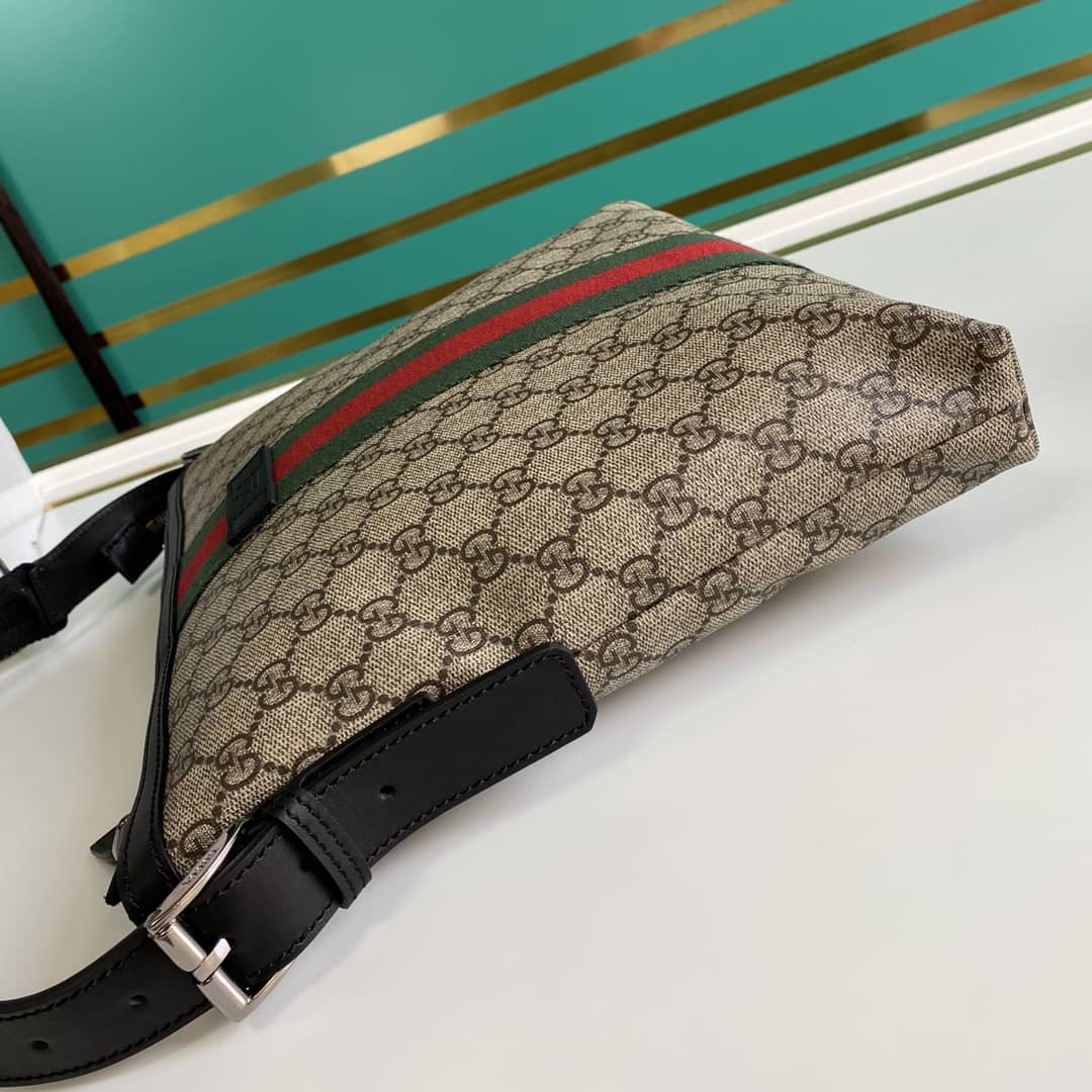 Gvc*1 GG Svp*me Web Slim Crossbody Bag Replica 387111