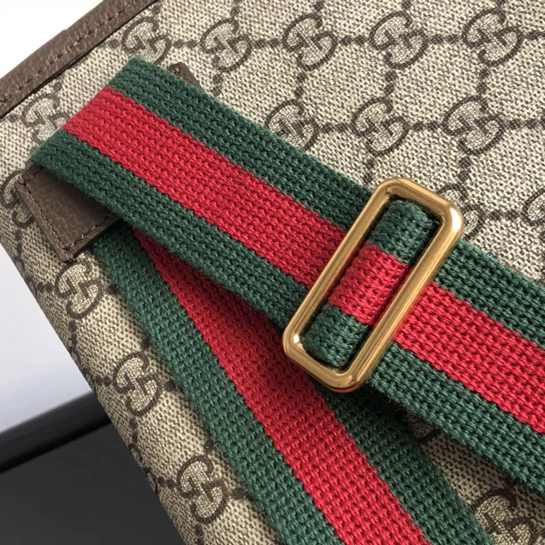 Gvc*1 Neo Vintage GG Svp*me Belt Bag Replica Brown 493930