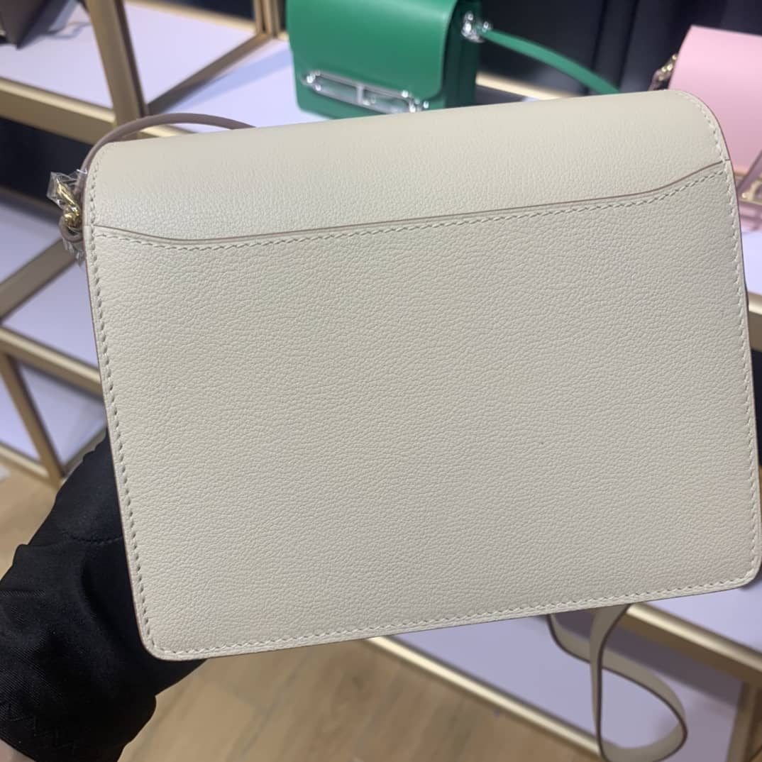 H**me5 Roulis Mini Sac Evercolor Calfskin Leather Crossbody Bag