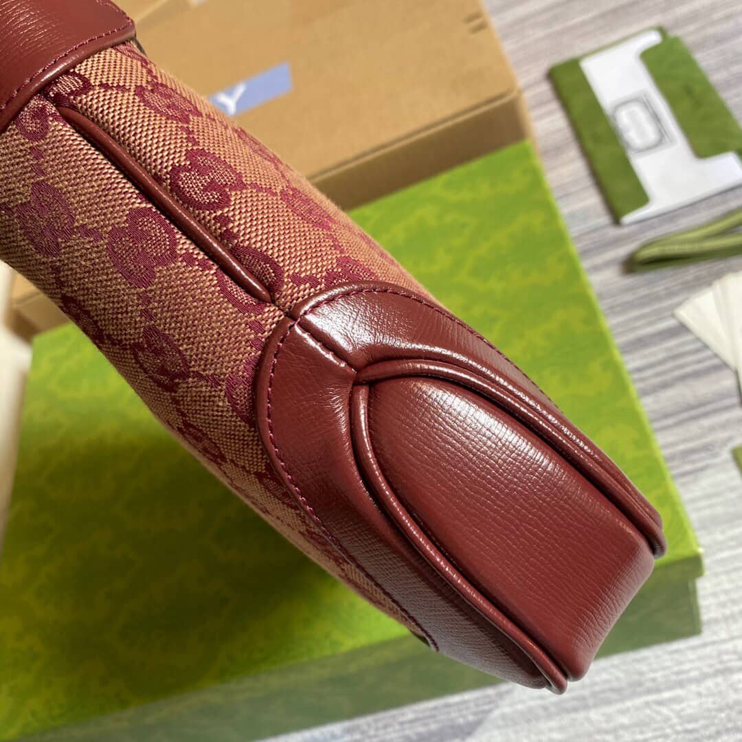 Gvc*1 GG Jackie 1961 Mini Shoulder Bag Replica Red 637092