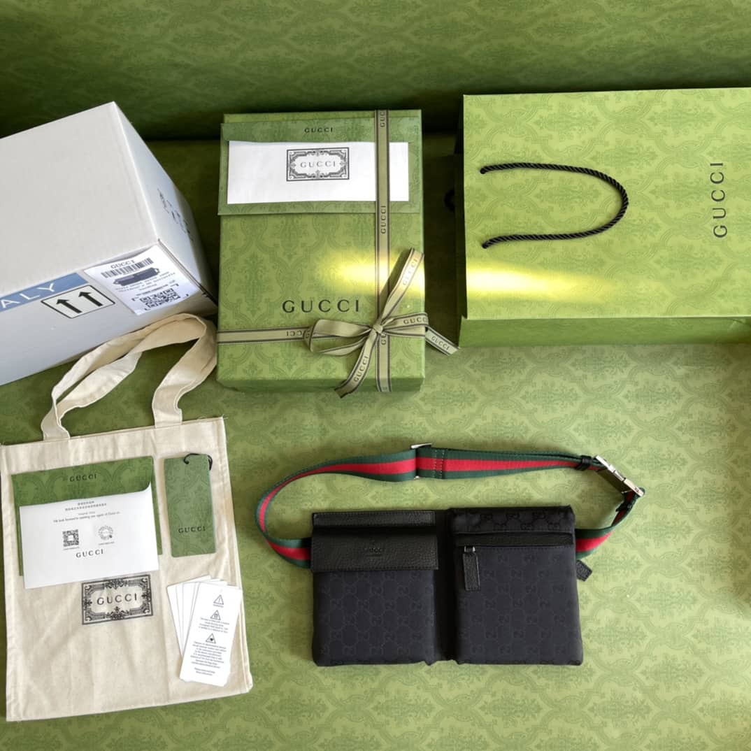 Gvc*1 GG Canvas Waist Crossbody Belt Bag Replica 28566