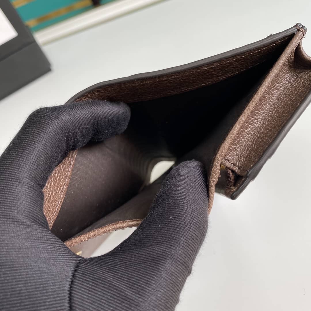 Gvc*1 Ophidia GG Card Case Wallet Replica 523155
